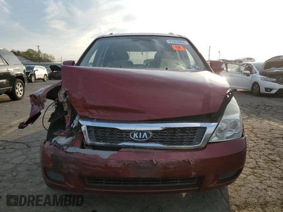2012 Kia Sedona LX with VIN KNDMG4C71C6432790, listed as a Copart auction lot 71918464 with 0 mi miles and Salvage Title. Bid and sale history available at carsss.com. Image 5.