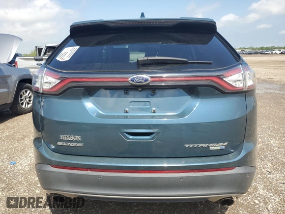 2016 Ford Edge Titanium with VIN 2FMPK4K97GBB15016, listed as a Copart auction lot 51073725 with 115,496 mi miles and Salvage Title. Bid and sale history available at carsss.com. Image 6.