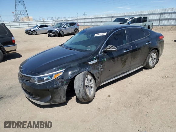 2017 Kia Optima Hybrid with VIN KNAGT4LE9H5016827, listed as a Copart auction lot 68522884 with 89,935 mi miles and Salvage Title. Bid and sale history available at carsss.com. Image 1.