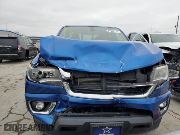 2018 Chevrolet Colorado 2WD LT with VIN 1GCGSCEA9J1225573, listed as a Copart auction lot 87828115 with 143,527 mi miles and Salvage Title. Bid and sale history available at DreamBid. Image 5.