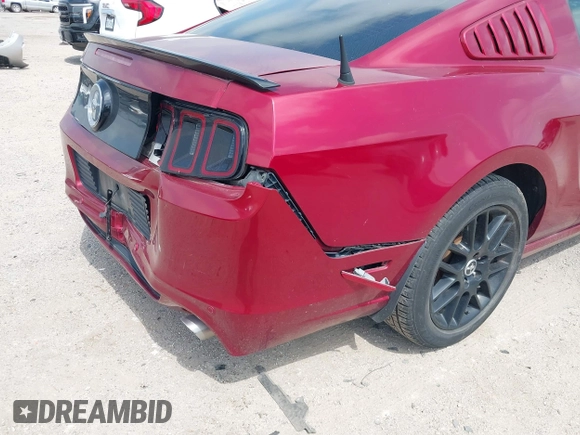 2014 Ford Mustang V6 with VIN 1ZVBP8AM7E5299126, listed as a IAAI auction lot 42343555 with 115,331 mi miles and . Bid and sale history available at DreamBid. Image 18.
