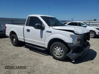 2016 Ford F-150 XL with VIN 1FTMF1C87GKE17279, listed as a Copart auction lot 56022125 with 144,209 mi miles and Salvage title. Bid and sale history available at DreamBid. Image 4.