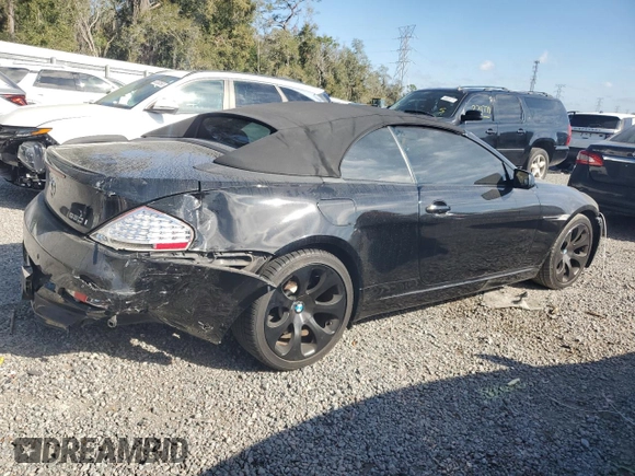2006 BMW 6 Series 650Ci z VIN WBAEK13426CN77735, wystawiony jako Copart lot #43308245 z przebiegiem 87 584 mil mil oraz Szkoda całkowita • Salvage title. Historia ofert i sprzedaży dostępna na DreamBid. Obrazek 3.