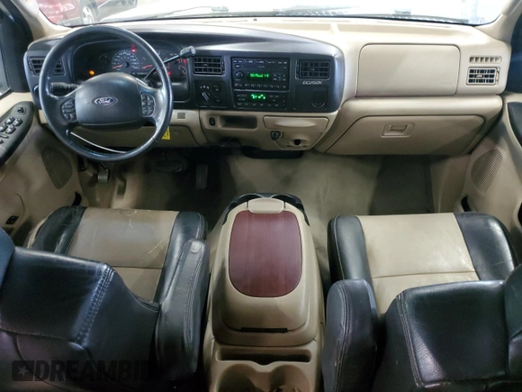 2005 Ford Excursion Eddie Bauer with VIN 1FMSU45P25EC42465, listed as a Copart auction lot 65351125 with 232,471 mi miles and Clean title. Bid and sale history available at DreamBid. Image 8.