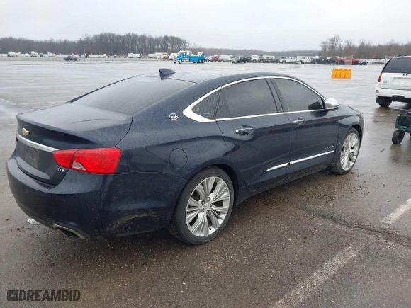 2015 Chevrolet Impala LTZ with VIN 2G1165S36F9245514, listed as a IAAI auction lot 41228581 with 139,691 mi miles. Bid and sale history available at carsss.com. Image 4.