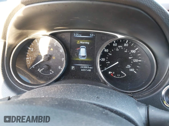 2016 Nissan Rogue SV with VIN KNMAT2MV6GP734169, listed as a IAAI auction lot 41112001 with 243,883 mi miles. Bid and sale history available at carsss.com. Image 7.