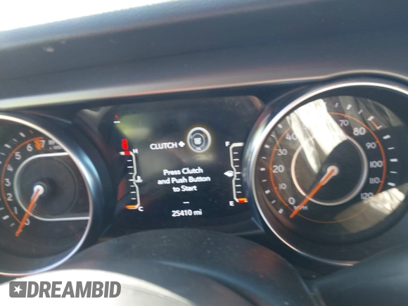 2021 Jeep Wrangler Unlimited Willys Sport with VIN 1C4HJXDG9MW754873, listed as a IAAI auction lot 41641167 with 25,410 mi miles and . Bid and sale history available at DreamBid. Image 7.