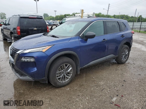 2023 Nissan Rogue S with VIN 5N1BT3ABXPC804814, listed as a Copart auction lot 57279825 with 46,926 mi miles and Salvage title. Bid and sale history available at DreamBid. Image 1.