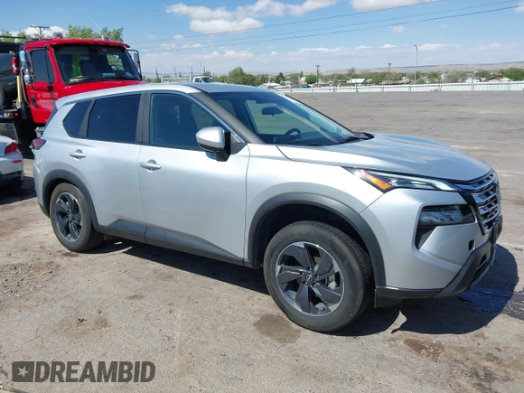 2024 Nissan Rogue SV with VIN 5N1BT3BA1RC696625, listed as a IAAI auction lot 42179968 with 28,943 mi miles and . Bid and sale history available at carsss.com. Image 14.