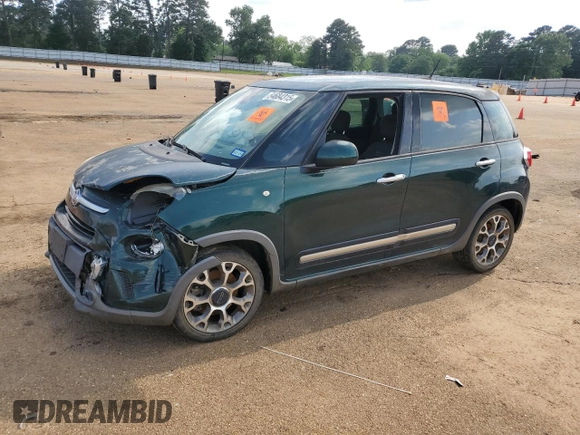 2014 FIAT 500L Trekking with VIN ZFBCFADH6EZ021863, listed as a Copart auction lot 54684315 with 179,874 mi miles and Salvage Title. Bid and sale history available at DreamBid. Image 1.