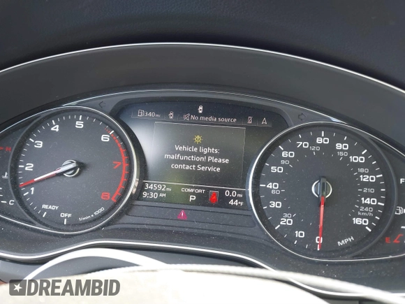 2022 Audi Q5 S line Premium with VIN WA1GAAFY2N2051987, listed as a IAAI auction lot 41379159 with 34,592 mi miles and . Bid and sale history available at DreamBid. Image 7.