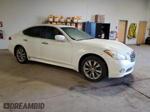 2012 Infiniti M37 with VIN JN1BY1AR1CM390188, listed as a Copart auction lot 74073104 with 188,059 mi miles and Salvage Title. Bid and sale history available at carsss.com. Image 4.