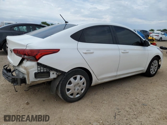 2021 Hyundai Accent SE z VIN 3KPC24A67ME147852, wystawiony jako Copart lot #56065625 z przebiegiem 77 003 mil mil oraz Szkoda całkowita • Salvage title. Historia ofert i sprzedaży dostępna na DreamBid. Obrazek 3.