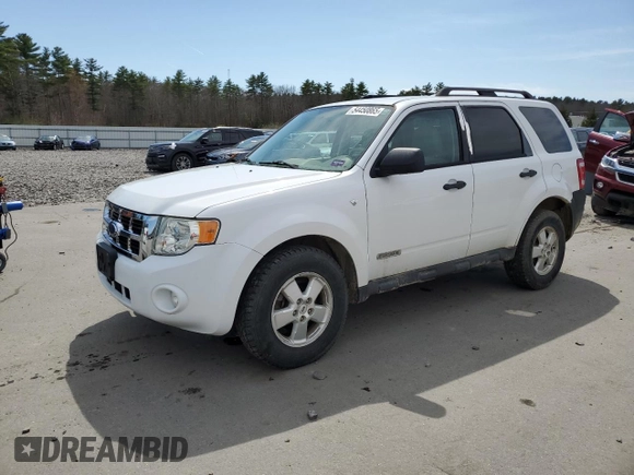 2008 Ford Escape XLT with VIN 1FMCU93138KA20653, listed as a Copart auction lot 54450865 with 49,230 mi miles and Clean Title. Bid and sale history available at carsss.com. Image 1.