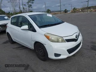 2012 Toyota Yaris L with VIN JTDKTUD30CD534284, listed as a IAAI auction lot 41495399 with 252,598 mi miles. Bid and sale history available at carsss.com. Image 1.