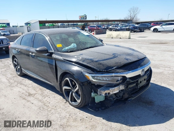2019 Honda Accord Touring z VIN 1HGCV2F96KA034782, wystawiony jako IAAI lot #41851888 z przebiegiem 99 344 mil mil oraz . Historia ofert i sprzedaży dostępna na DreamBid. Obrazek 1.