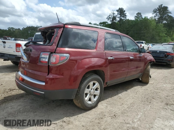 2015 GMC Acadia SLE with VIN 1GKKRPKD6FJ303640, listed as a Copart auction lot 51787665 with 52,426 mi miles and Clean Title. Bid and sale history available at carsss.com. Image 3.