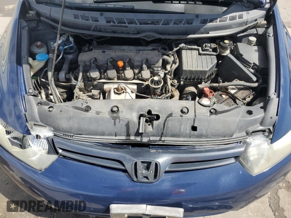 2006 Honda Civic z VIN 2HGFG112X6H577796, wystawiony jako Copart lot #53915845 z przebiegiem 267 612 mil mil oraz Szkoda całkowita • Salvage title. Historia ofert i sprzedaży dostępna na DreamBid. Obrazek 11.
