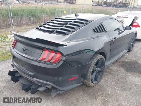 2021 Ford Mustang EcoBoost z VIN 1FA6P8TH7M5132841, wystawiony jako IAAI lot #42364830 z przebiegiem 22 331 mil mil oraz . Historia ofert i sprzedaży dostępna na DreamBid. Obrazek 4.