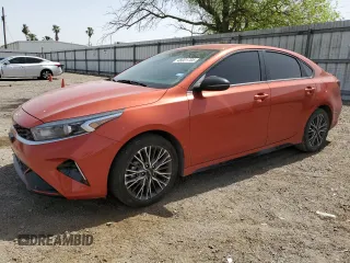 2024 Kia Forte GT-Line with VIN 3KPF54AD0RE720777, listed as a Copart auction lot 48001705 with 12,514 mi miles and Salvage Title. Bid and sale history available at carsss.com. Image 1.