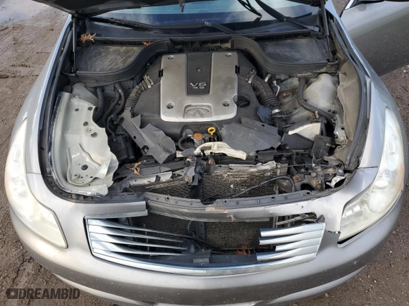 2007 Infiniti G35 Sedan G35x with VIN JNKBV61F27M807797, listed as a Copart auction lot 79869344 with 197,362 mi miles and Salvage Title. Bid and sale history available at carsss.com. Image 11.