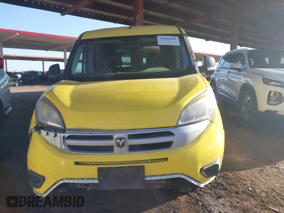 2016 Ram ProMaster City Cargo Tradesman with VIN ZFBERFAT8G6B54587, listed as a IAAI auction lot 41808880 with 69,804 mi miles. Bid and sale history available at carsss.com. Image 12.