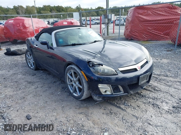 2008 Saturn Sky Red Line with VIN 1G8MG35X48Y109718, listed as a IAAI auction lot 41314770 with 128,465 mi miles. Bid and sale history available at carsss.com. Image 1.