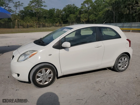 2008 Toyota Yaris with VIN JTDJT923985182030, listed as a Copart auction lot 53300795 with 174,689 mi miles and Salvage Title. Bid and sale history available at carsss.com. Image 1.