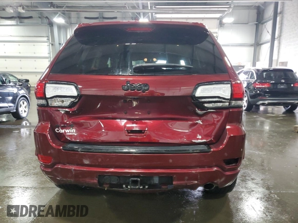 2018 Jeep Grand Cherokee Upland with VIN 1C4RJFAG0JC305467, listed as a Copart auction lot 49789965 with 104,761 mi miles and Salvage title. Bid and sale history available at DreamBid. Image 6.