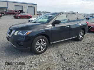 2019 Nissan Pathfinder SV z VIN 5N1DR2MN2KC632021, wystawiony jako Copart lot #52461155 z przebiegiem 111 514 mil mil oraz Szkoda całkowita • Salvage title. Historia ofert i sprzedaży dostępna na DreamBid. Obrazek 1.