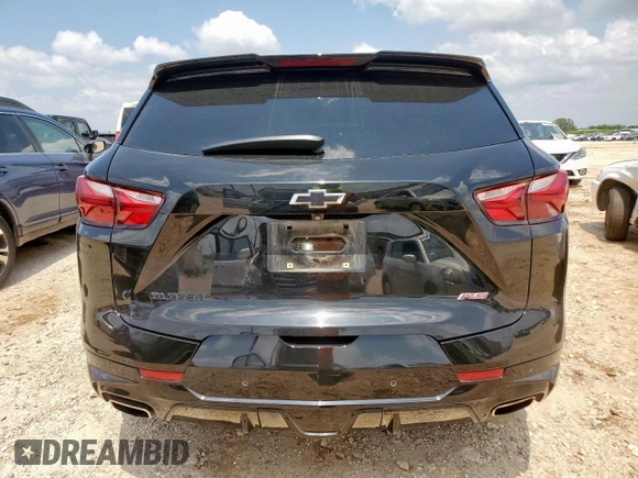 2020 Chevrolet Blazer RS z VIN 3GNKBERS5LS531235, wystawiony jako Copart lot #60864605 z przebiegiem 86 112 mil mil oraz Szkoda całkowita • Salvage title. Historia ofert i sprzedaży dostępna na DreamBid. Obrazek 6.