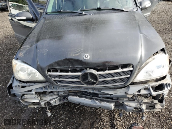 2003 Mercedes-Benz M-Class 3.7L with VIN 4JGAB57E93A438457, listed as a Copart auction lot 44268505 with 0 mi miles and Salvage Title. Bid and sale history available at carsss.com. Image 12.