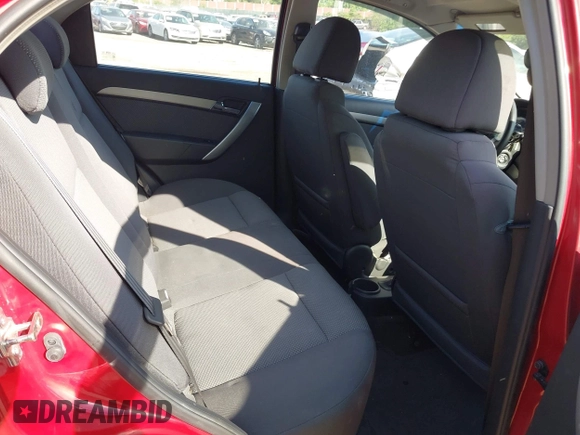2009 Chevrolet Aveo 1LT with VIN KL1TD56E39B347803, listed as a IAAI auction lot 42135442 with 80,835 mi miles and . Bid and sale history available at DreamBid. Image 8.