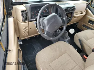 2001 Jeep Wrangler SE with VIN 1J4FA29P41P303093, listed as a Copart auction lot 49342475 with 193,768 mi miles and Salvage Title. Bid and sale history available at carsss.com. Image 8.