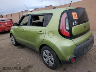 2015 Kia Soul with VIN KNDJN2A23F7792159, listed as a Copart auction lot 53731024 with 0 mi miles and Salvage Title. Bid and sale history available at carsss.com. Image 2.