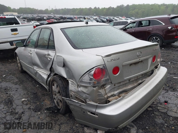 2002 Lexus IS 300/350 with VIN JTHBD192720059118, listed as a IAAI auction lot 41974564 with 207,050 mi miles and . Bid and sale history available at DreamBid. Image 3.
