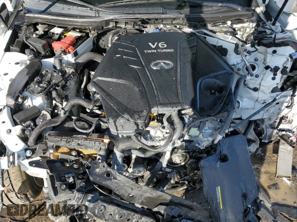 2020 Infiniti Q50 with VIN JN1EV7AR6LM250968, listed as a Copart auction lot 48635185 with 32,402 mi miles and Salvage Title. Bid and sale history available at DreamBid. Image 11.
