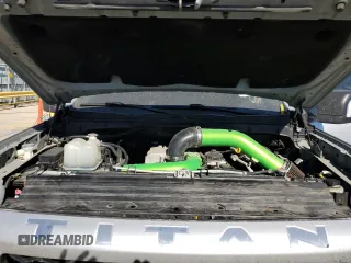 2017 Nissan Titan XD SV with VIN 1N6BA1F4XHN521471, listed as a Copart auction lot 76291024 with 100,447 mi miles and Salvage Title. Bid and sale history available at carsss.com. Image 11.