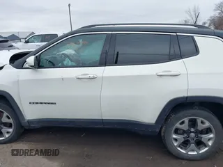 2020 Jeep Compass Limited with VIN 3C4NJDCB8LT209405, listed as a IAAI auction lot 38675190 with 53,381 mi miles and . Bid and sale history available at DreamBid. Image 14.
