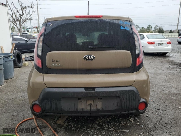 2015 Kia Soul with VIN KNDJN2A21F7230437, listed as a Copart auction lot 46061215 with 78,688 mi miles and Salvage Title. Bid and sale history available at carsss.com. Image 6.