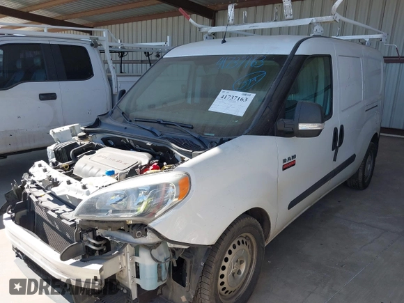 2020 Ram ProMaster City Cargo Van Tradesman with VIN ZFBHRFAB0L6P71820, listed as a IAAI auction lot 41737163 with 74,688 mi miles. Bid and sale history available at carsss.com. Image 23.