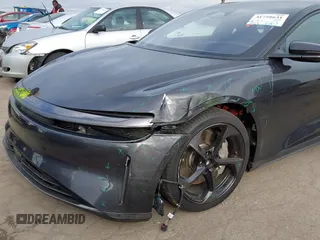 2024 Lucid Air Touring with VIN 50EA1TEA9RA005804, listed as a IAAI auction lot 41758631 with 13,218 mi miles. Bid and sale history available at carsss.com. Image 6.