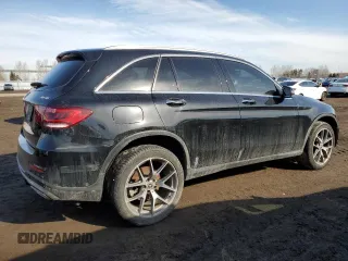 2021 Mercedes-Benz GLC with VIN W1N0G8EB2MV300547, listed as a Copart auction lot 47846115 with 109,899 mi miles and Clean Title. Bid and sale history available at carsss.com. Image 3.
