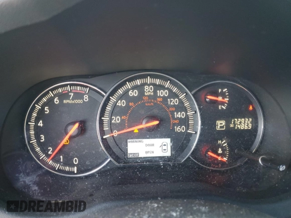 2014 Nissan Maxima S with VIN 1N4AA5AP3EC465054, listed as a Copart auction lot 50627765 with 172,932 mi miles and Salvage Title. Bid and sale history available at DreamBid. Image 9.