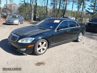 2008 Mercedes-Benz S-Class 5.5L V8 with VIN WDDNG86X18A196756, listed as a IAAI auction lot 41720151 with 157,822 mi miles. Bid and sale history available at carsss.com. Image 2.