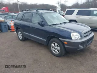 2005 Hyundai Santa Fe GLS with VIN KM8SC13D55U927740, listed as a IAAI auction lot 41716268 with 67,998 mi miles. Bid and sale history available at carsss.com. Image 1.
