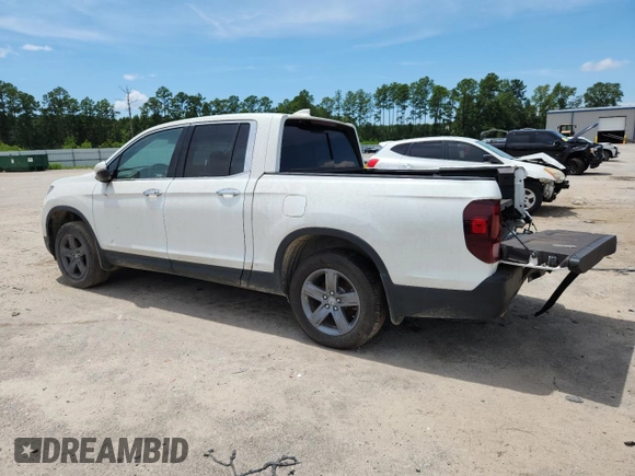 2021 Honda Ridgeline RTL-E with VIN 5FPYK3F71MB021439, listed as a Copart auction lot 67190935 with Not provided miles and Clean title. Bid and sale history available at DreamBid. Image 2.