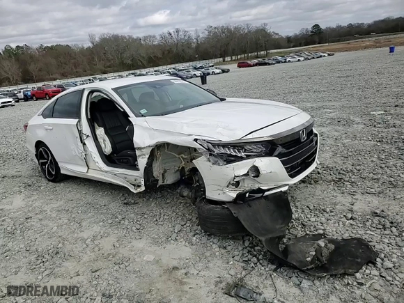 2022 Honda Accord Sedan Sport SE with VIN 1HGCV1F43NA060730, listed as a Copart auction lot 44412325 with 25,159 mi miles and Salvage Title. Bid and sale history available at carsss.com. Image 11.