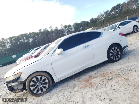 2014 Honda Accord Coupe EX-L with VIN 1HGCT1B84EA004150, listed as a Copart auction lot 46714895 with 243,973 mi miles and Clean Title. Bid and sale history available at carsss.com. Image 1.