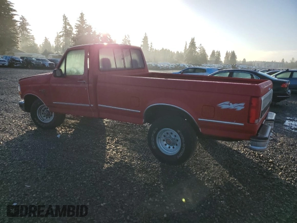 1993 Ford F-150 with VIN 1FTEF14N0PLA23366, listed as a Copart auction lot 86184434 with 36,789 mi miles and Salvage Title. Bid and sale history available at DreamBid. Image 2.